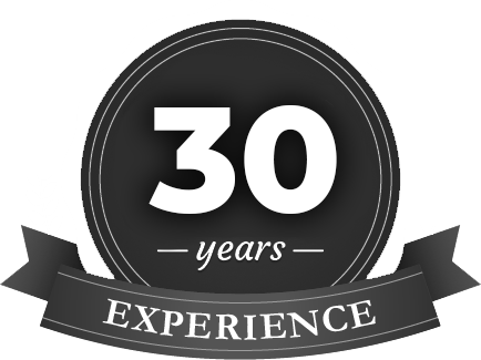 Badge 30 Years Experience